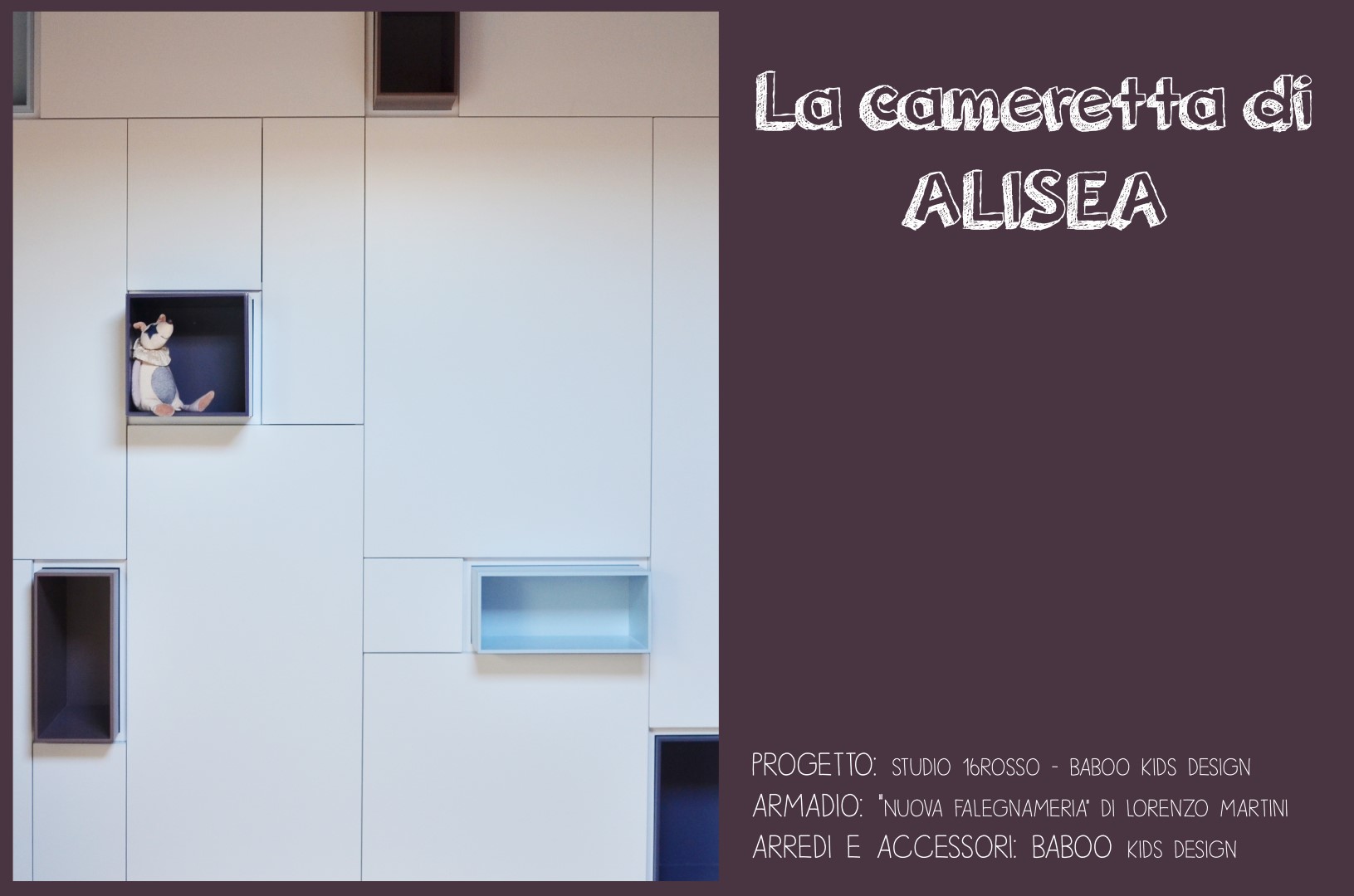 Cameretta Alisea completa arredo bambini