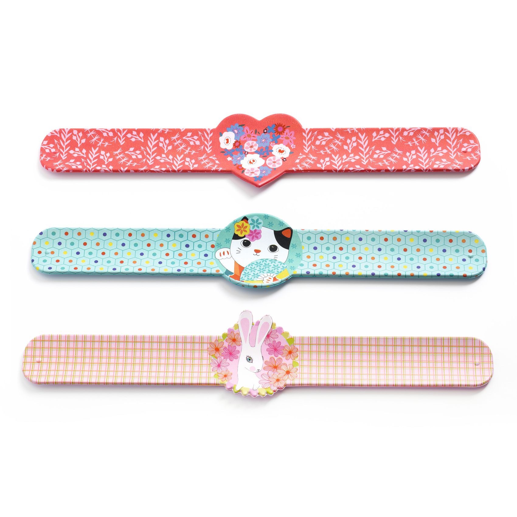 Djeco Slap Flower bracciale slap 1 pz avvolgente