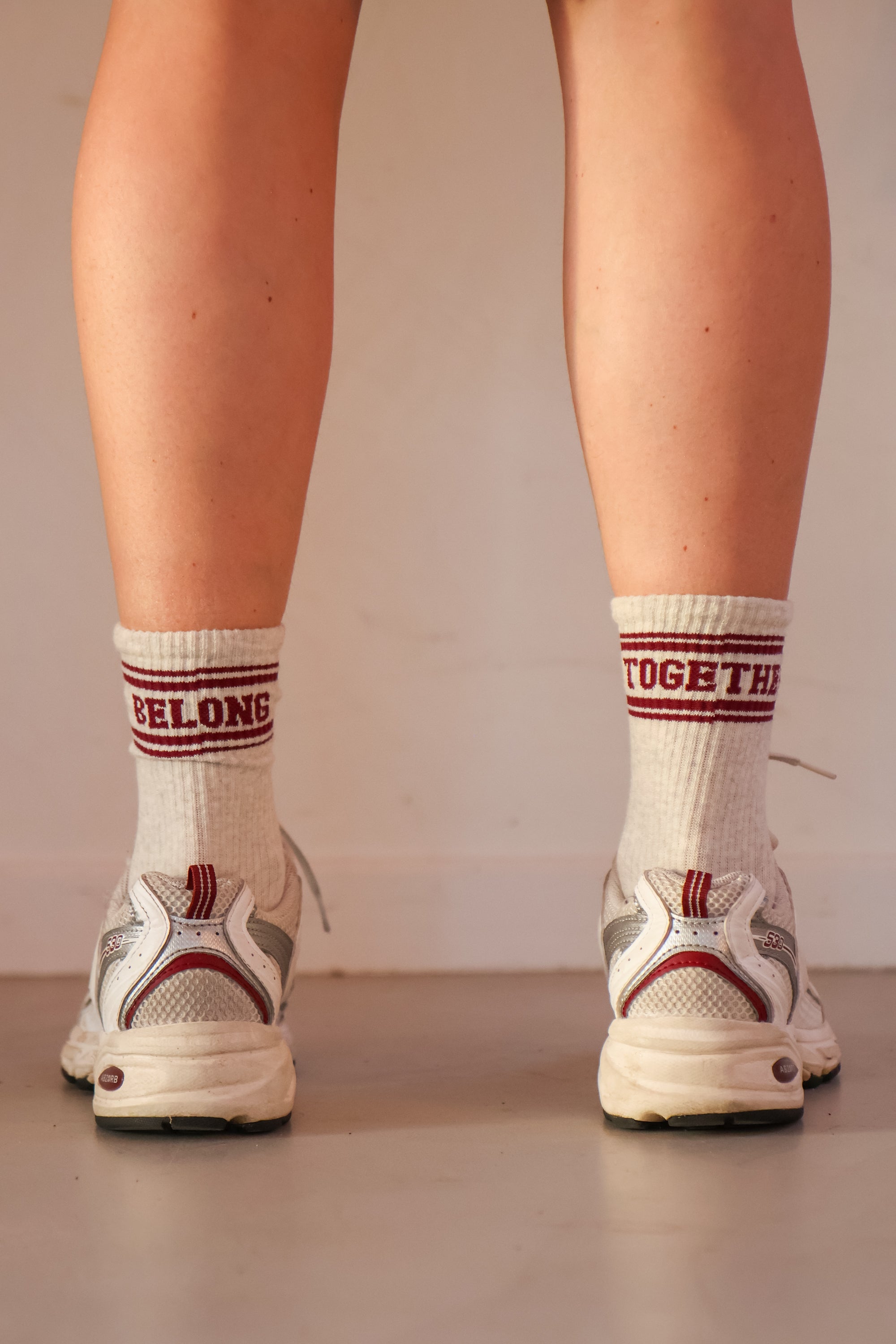 Ella and Rapha Belong Together calzini grigi 37-41 cotone