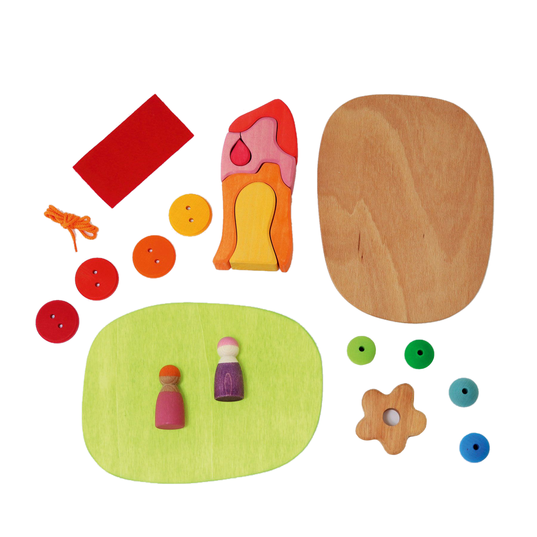 Grimm's Mini Mondo Play down by the meadow set gioco