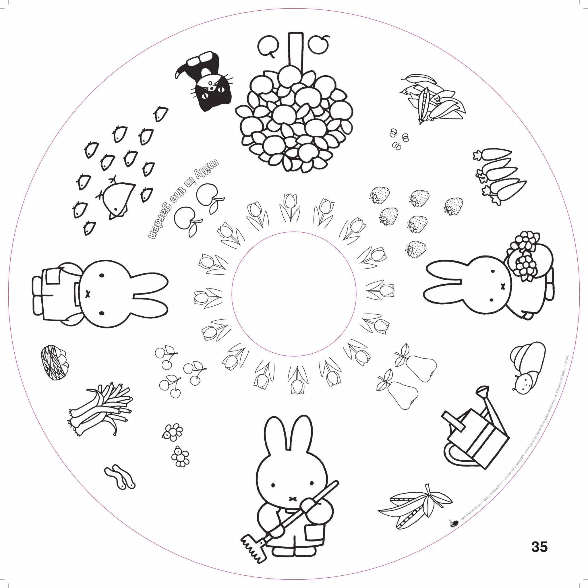 Drawin Table Little Friends fogli disegno 20 pezzi 200 gr