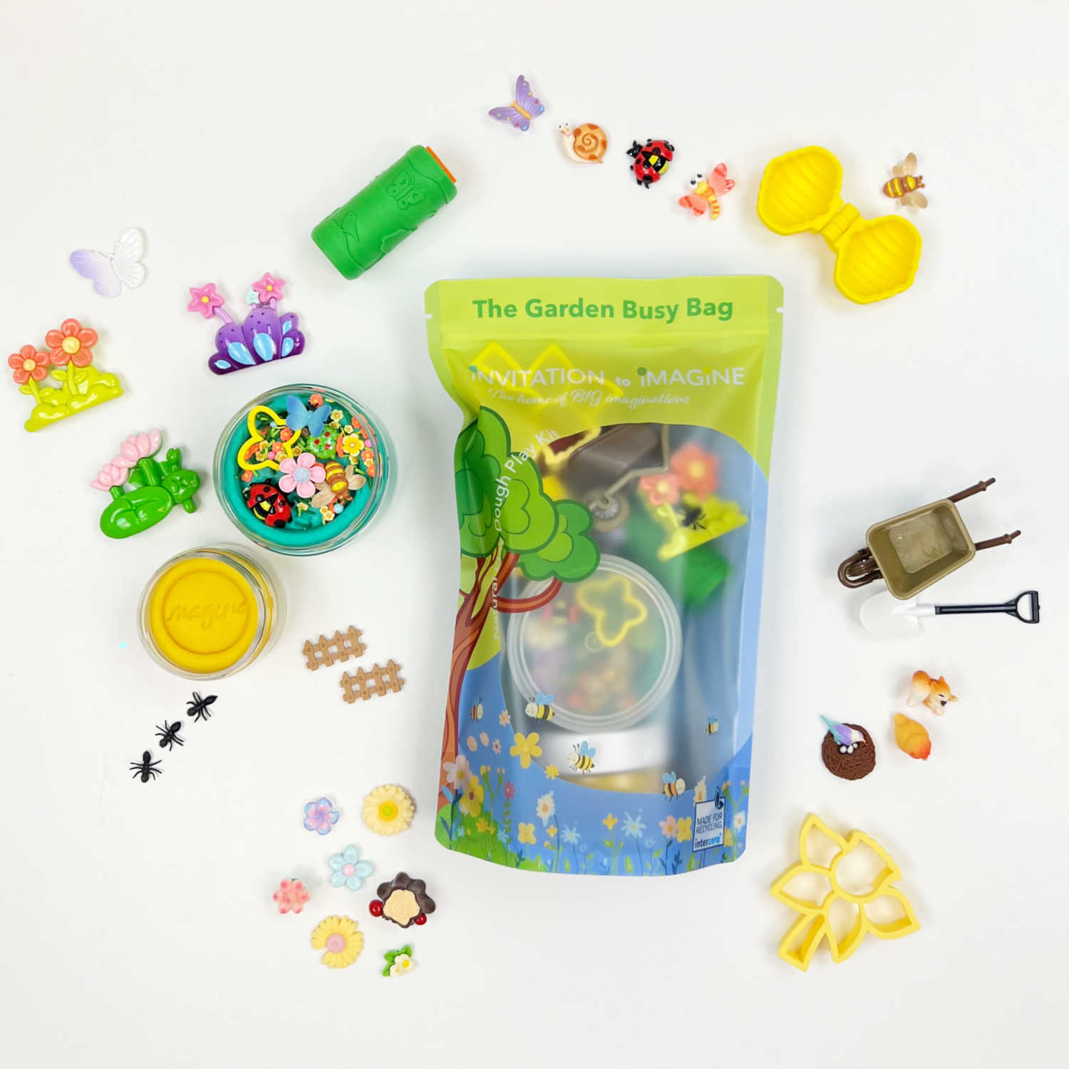 Invitation to Imagine Busy Bag Garden Kit Giardino Sensoriale