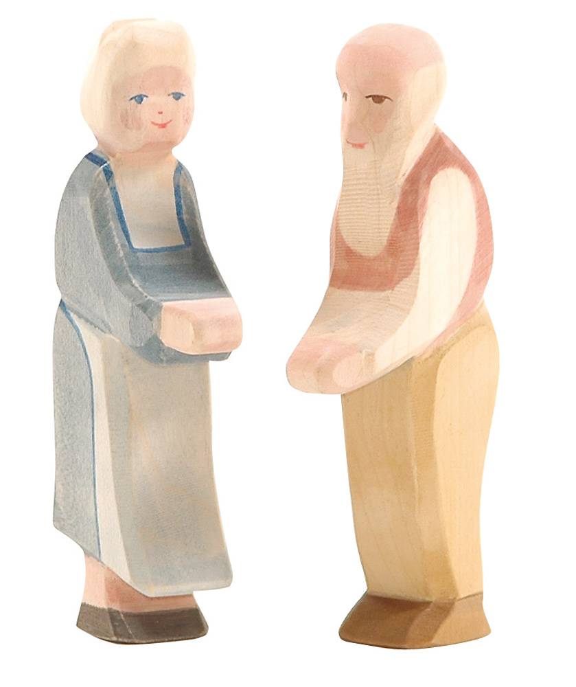 Ostheimer Nonno figura legno massello 14,5 cm