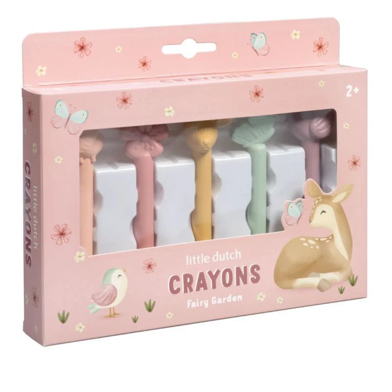 Little Dutch Fairy Garden pastelli a cera 5 pezzi sagomati
