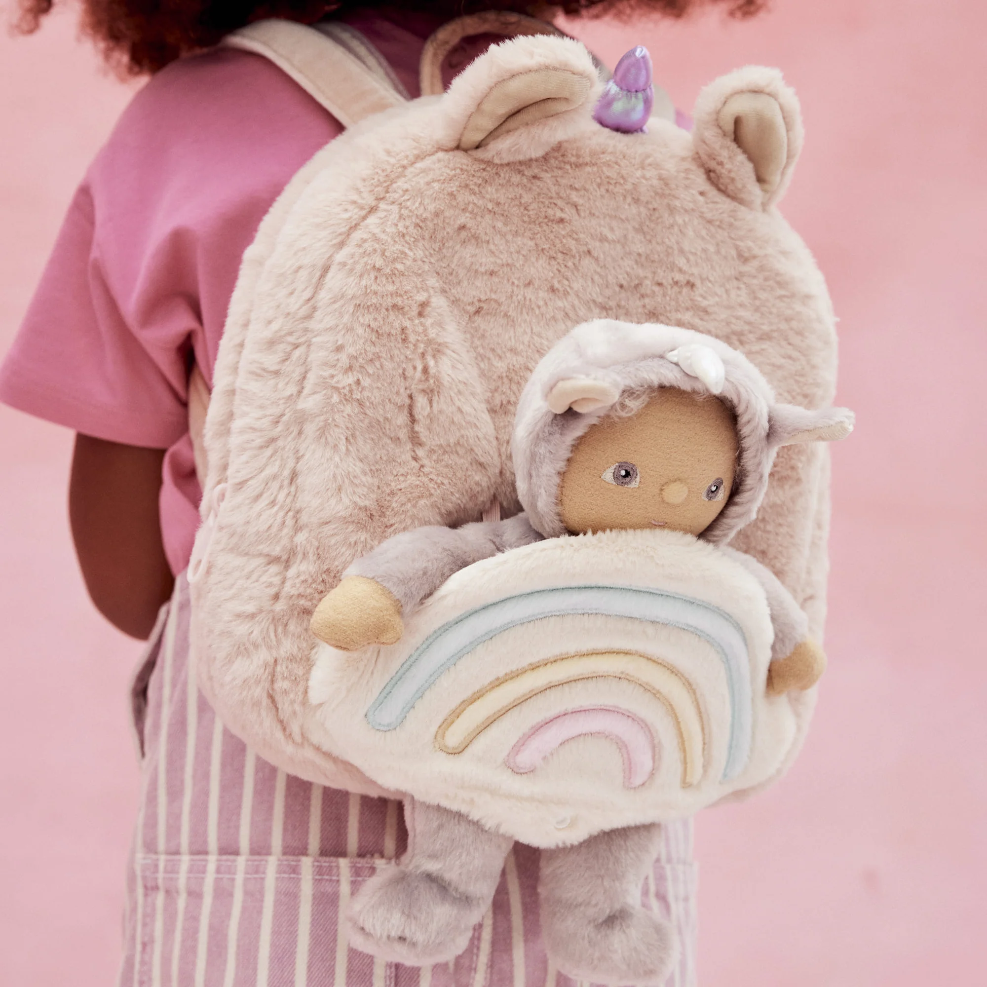 OlliElla Dinky Dinkums Uma Unicorn bambola lilla 22 cm