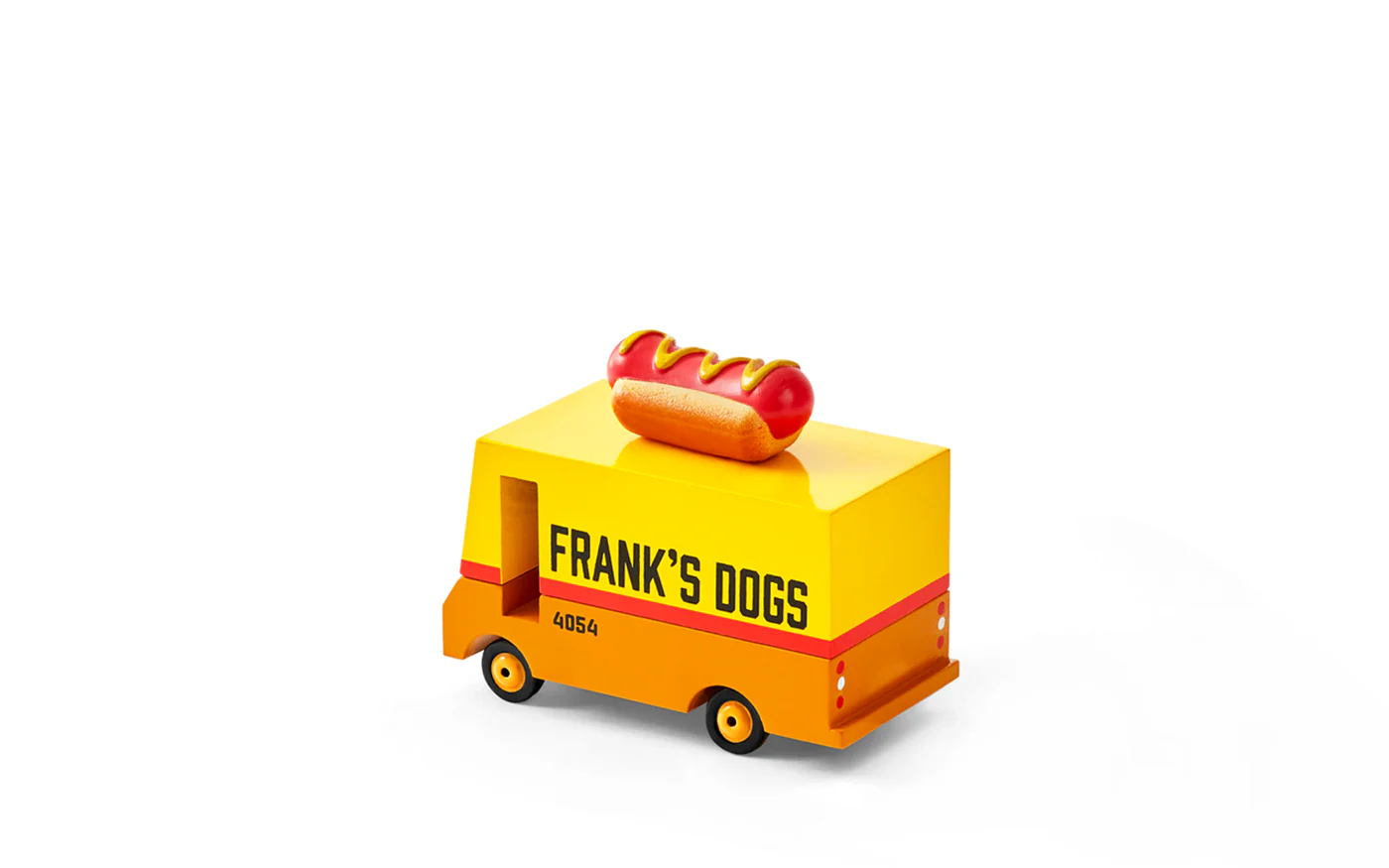 Candylab Candycar Hot Dog Van macchinina legno 8,4 cm