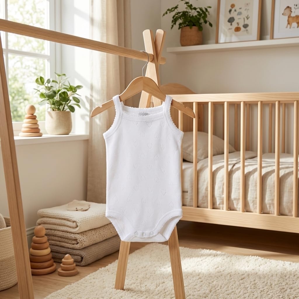 Babidu Body Cuore Traforato 6-9 Mesi Cotone