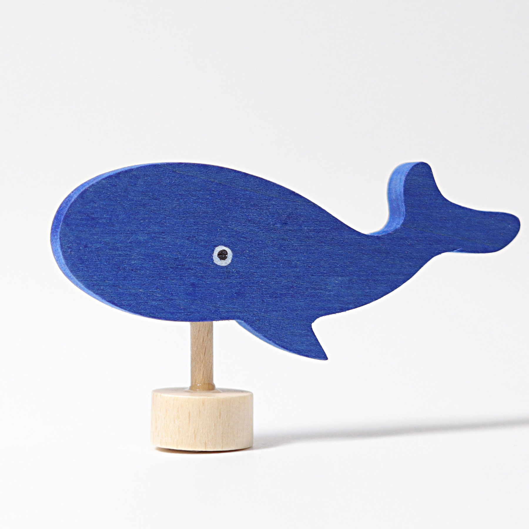 Grimm's Balena figura in legno dipinta a mano 5 cm