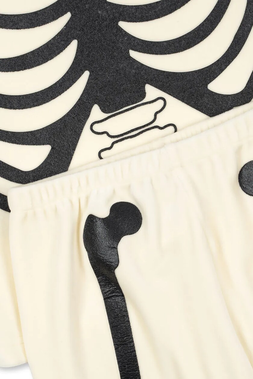 Konges Sløjd Scheletro Bianco costume 2 pezzi bianco