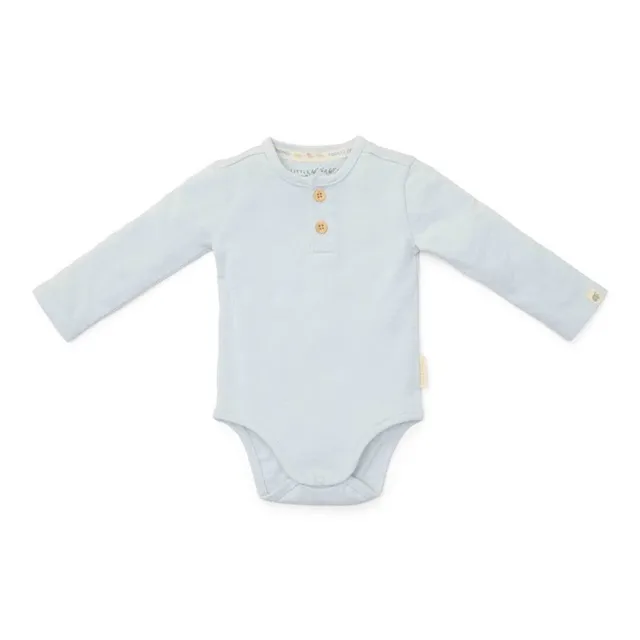 Little Dutch Forest Friends body manica lunga azzurro bio