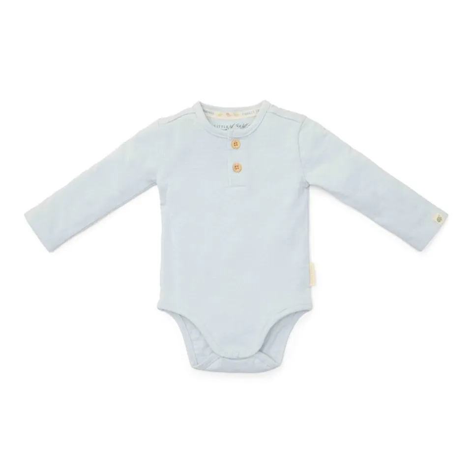 Little Dutch Forest Friends body manica lunga azzurro bio