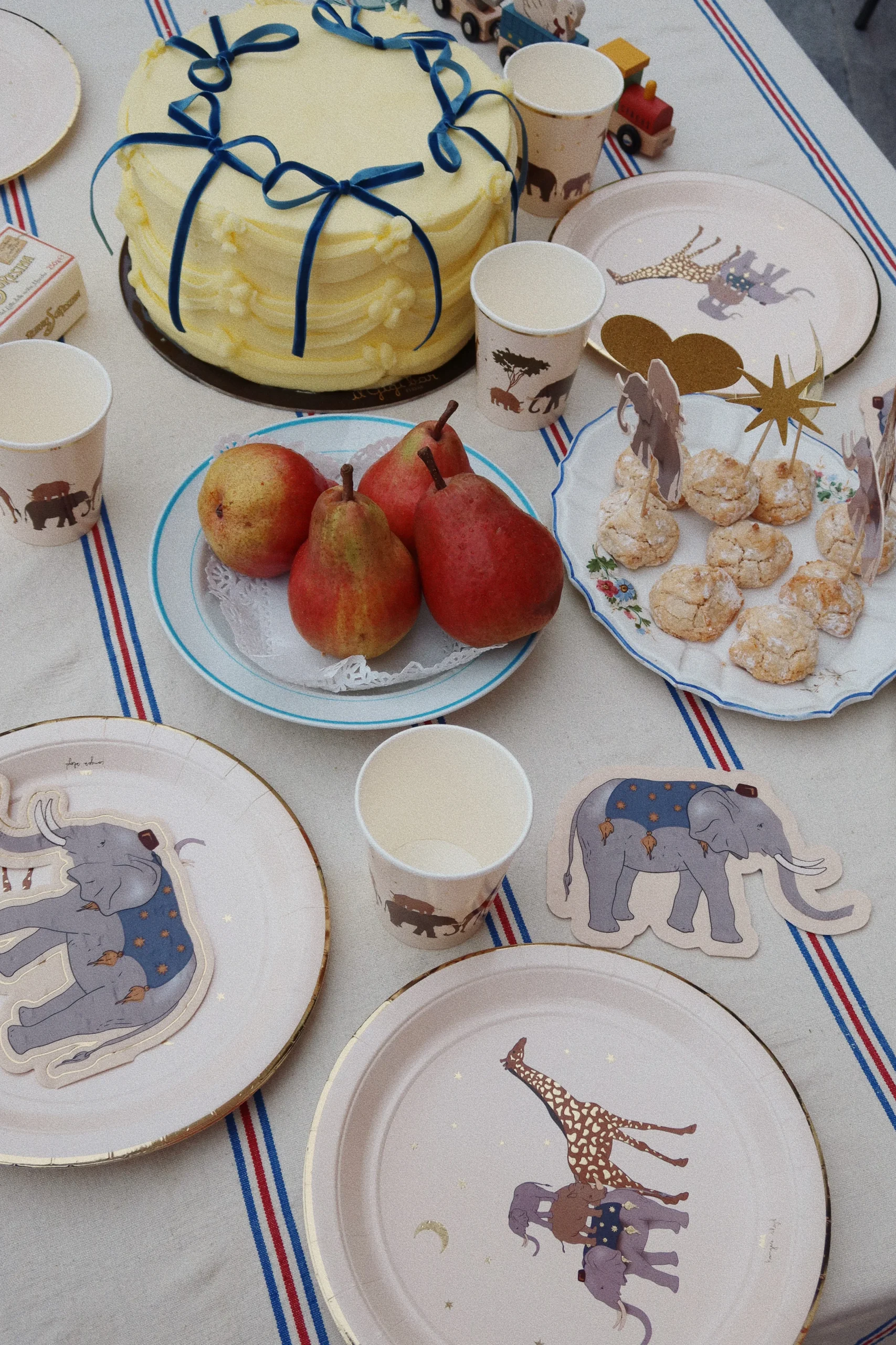 Konges Sløjd Safari kit decorazioni compleanno carta 8 piatti