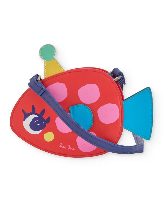 Tuc Tuc borsa bambina pesce rossa tracolla