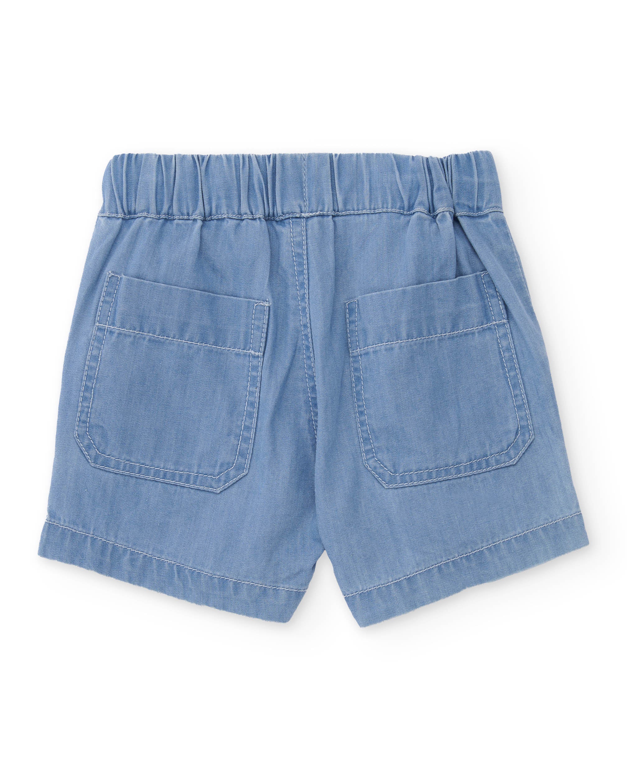 Tuc Tuc bermuda bambino denim leggero blu tasche
