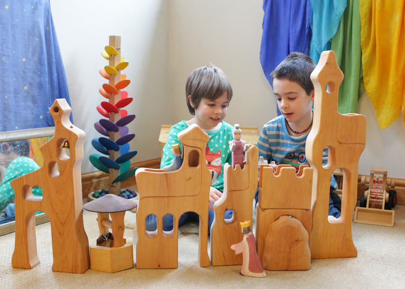 Ostheimer Torre con Balcone castello legno piccola