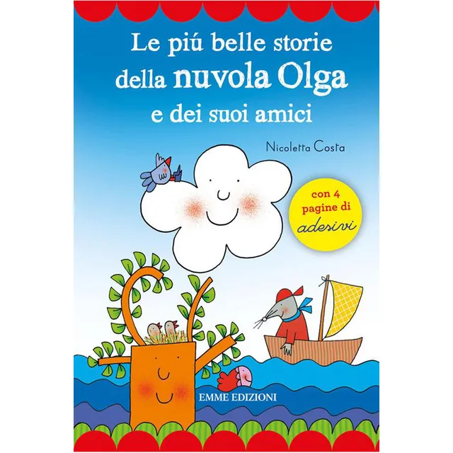 Emme Edizioni Nuvola Olga Storie libro adesivi 5 anni