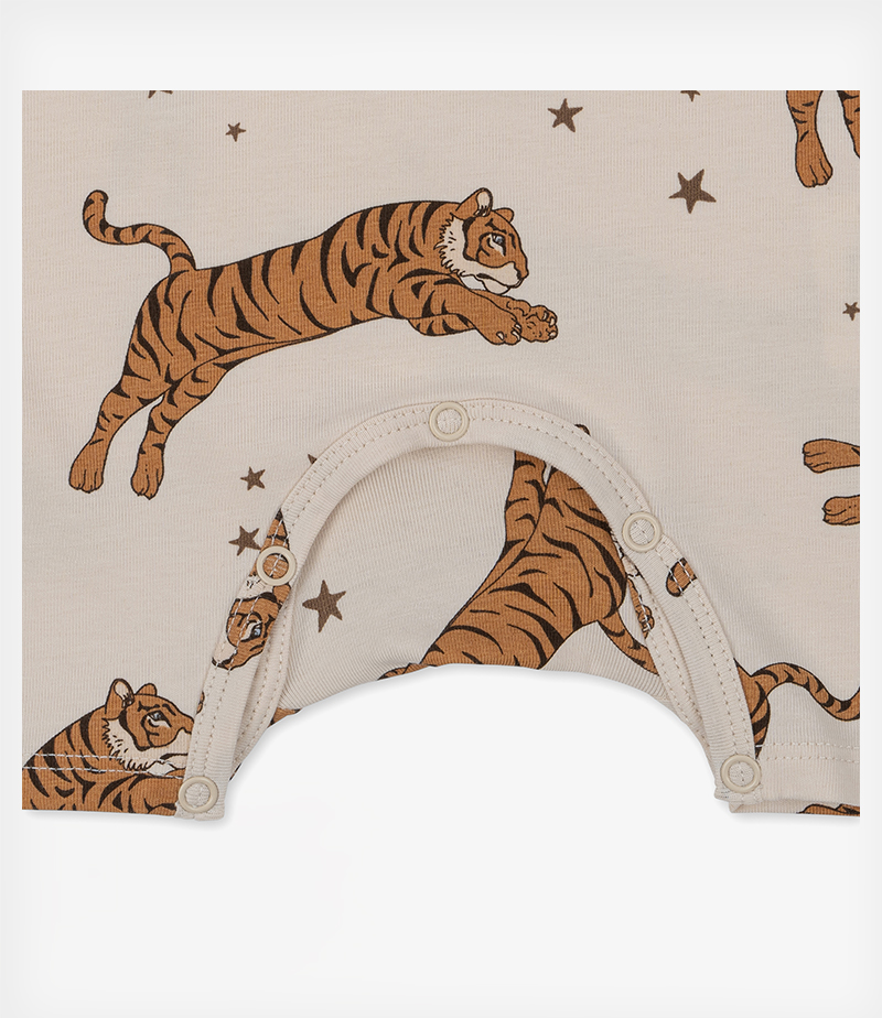 Konges Sløjd Tiger pagliaccetto estate cotone organico