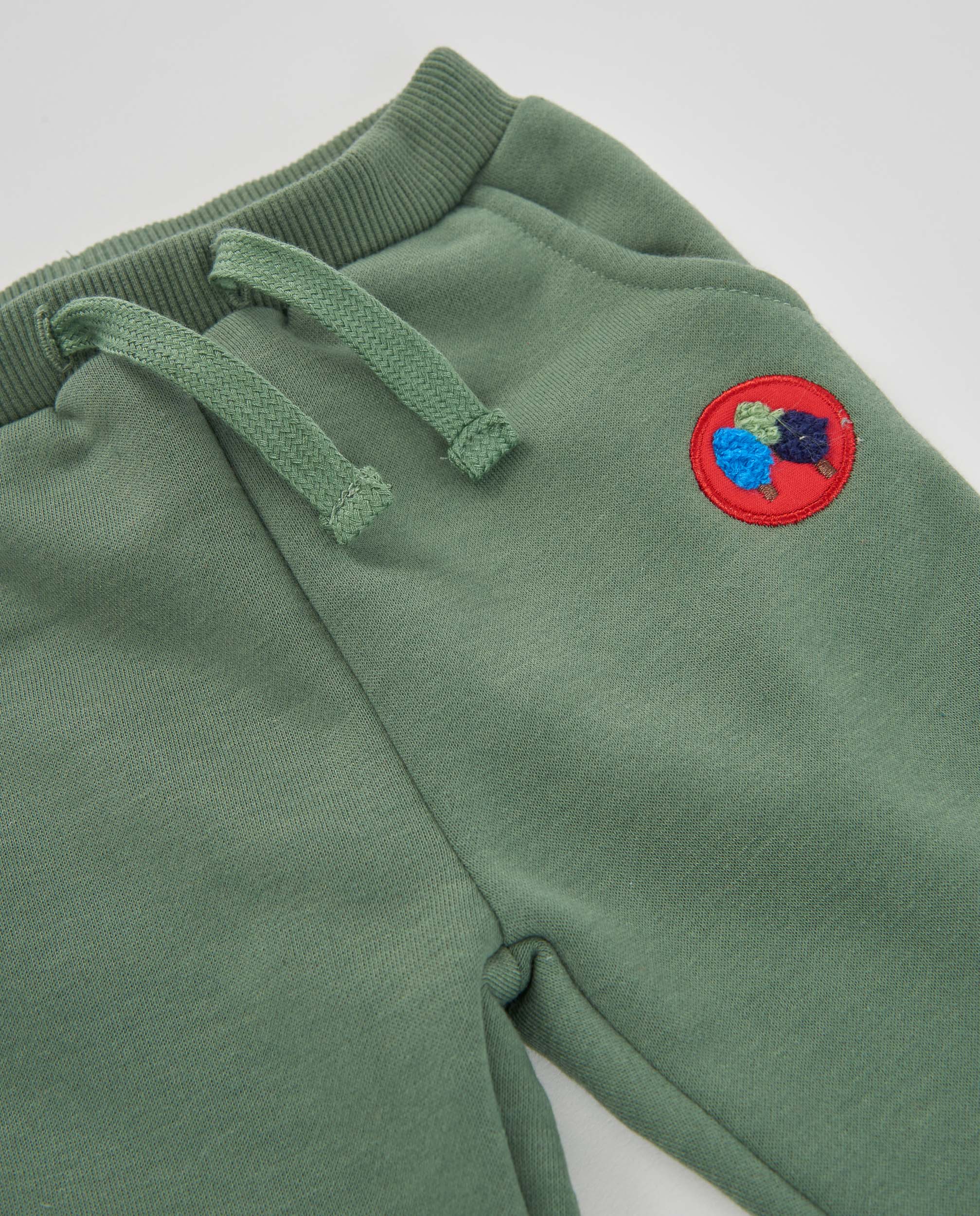Tuc tuc Good Wood pantalone felpa verde bimbo