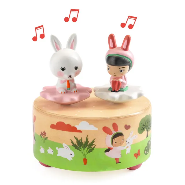 Djeco Garden Melody carillon ballerine coniglio bambina