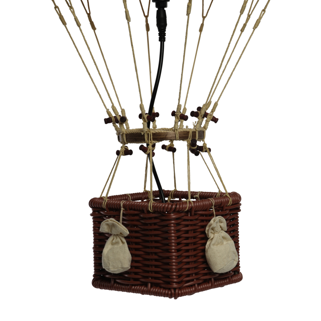 Authentic Models Mongolfiera lampada LED rosa 32 cm