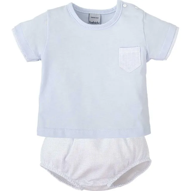 Babidu set polo ranetta righe neonato cotone