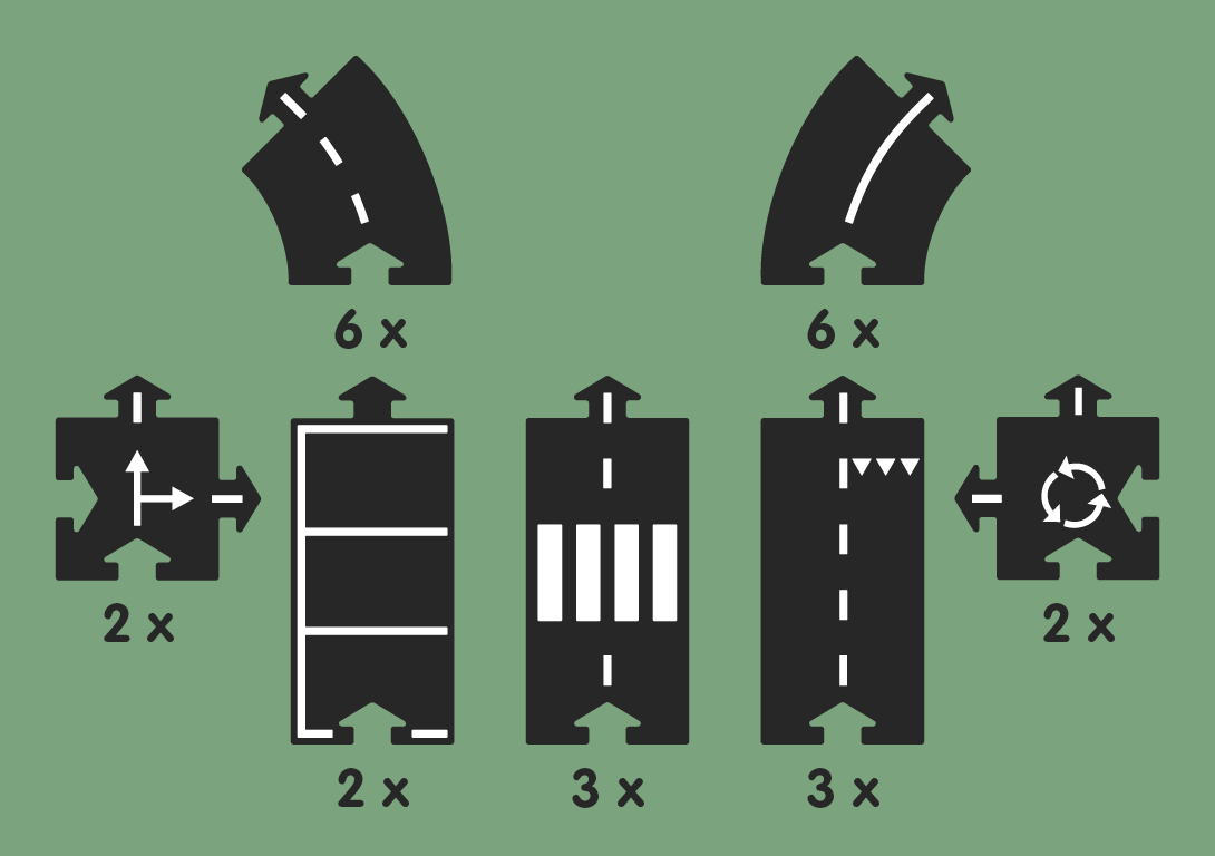 Waytoplay Highway Pista Macchinine 24 Pezzi 376 cm