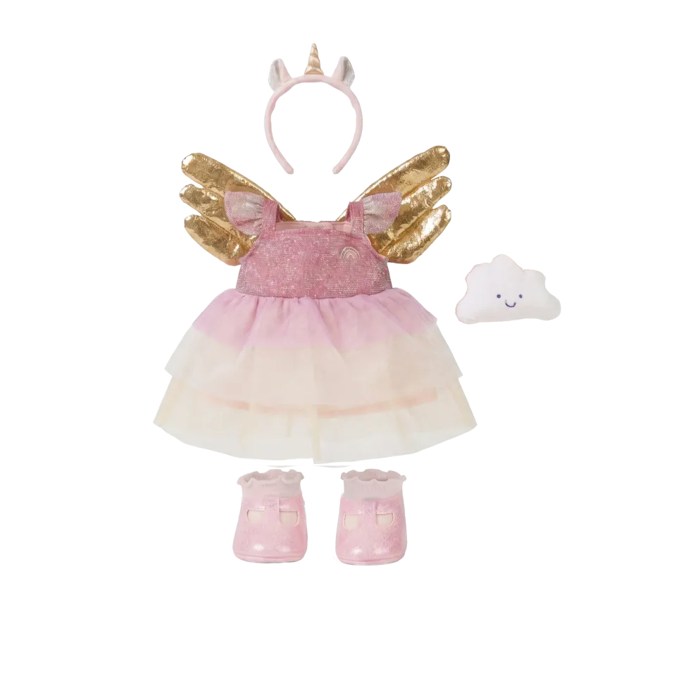 OlliElla Dinkum Dolls Unicorn Outfit vestito unicorno