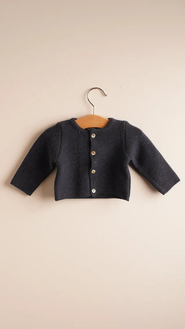 Mebi giacca cotone bambino blu scuro