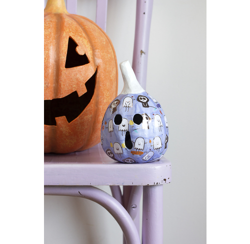 Décopatch Mini Zucca cartapesta 10x10x16 cm da decorare