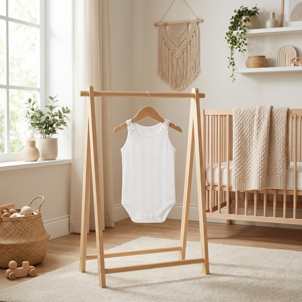 Babidu Perlé Body Spalline Sottili Cotone Bianco 18 Mesi