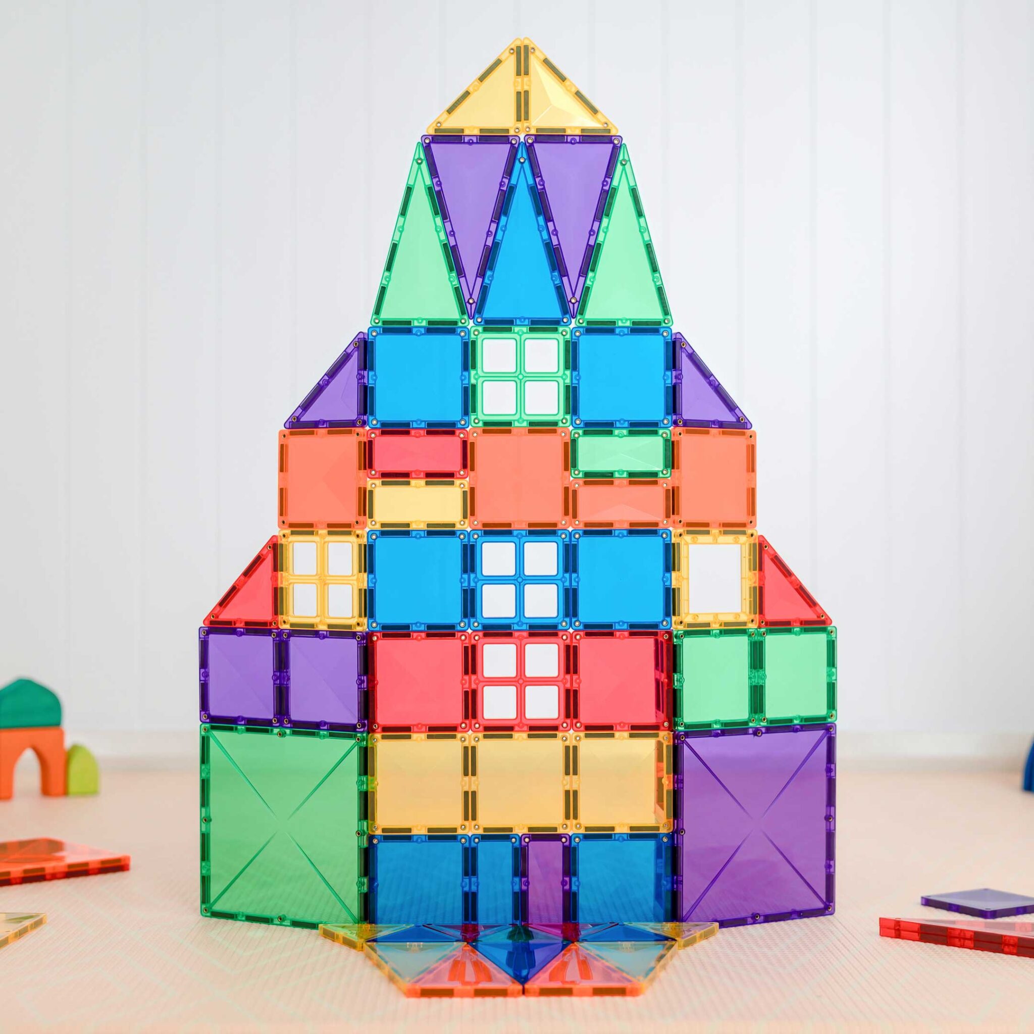 Connetix Creative Pack costruzioni magnetiche 102 pezzi arcobaleno