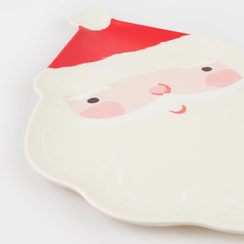 Meri Meri piatto Babbo Natale melamina 33 cm