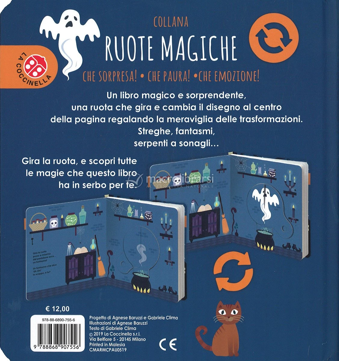 La Coccinella Che paura! libro gioco con ruota 12 pagine