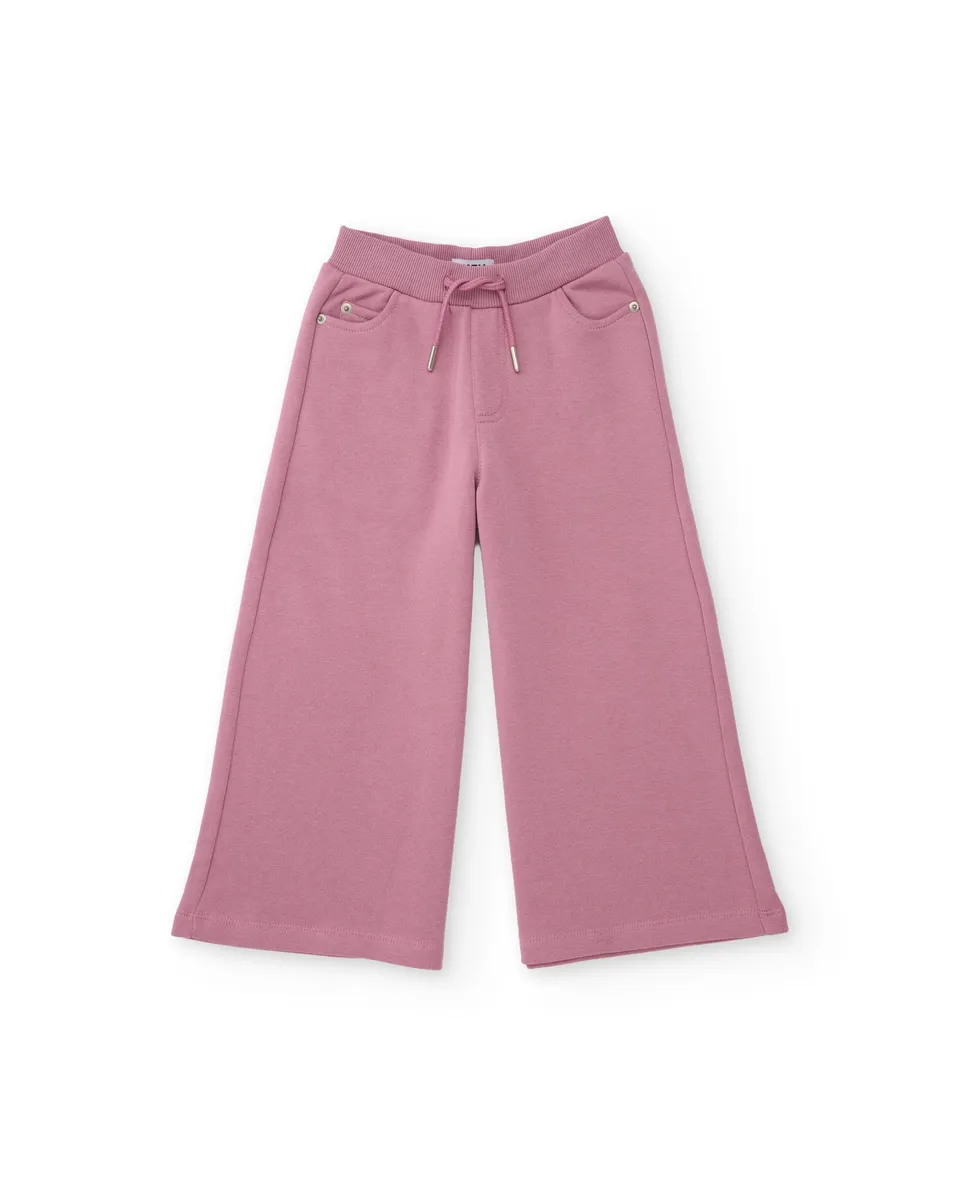 Tuc Tuc Back To The City pantalone bimba rosa palazzo