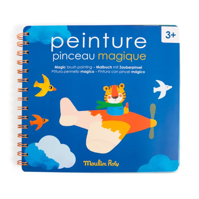 Moulin Roty Popipop quaderno magico con pennello ad acqua