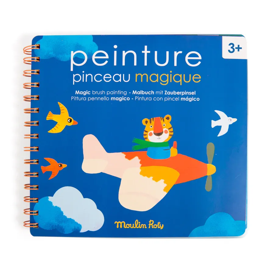 Moulin Roty Popipop quaderno magico con pennello ad acqua