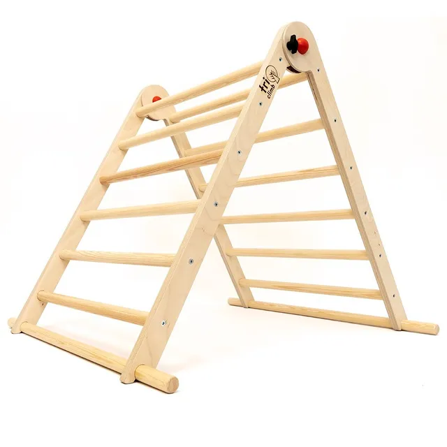 Triclimb Triangolo Pikler legno naturale richiudibile