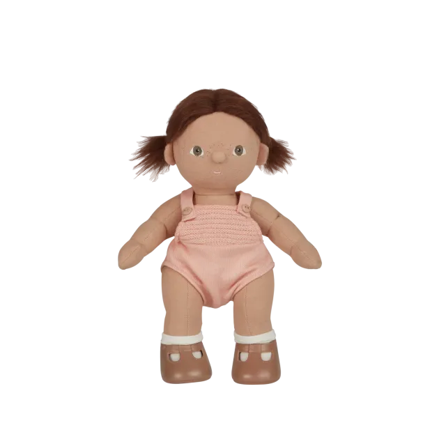 OlliElla Dinkum Dolls Dottie Bambola Morbida con Vestito