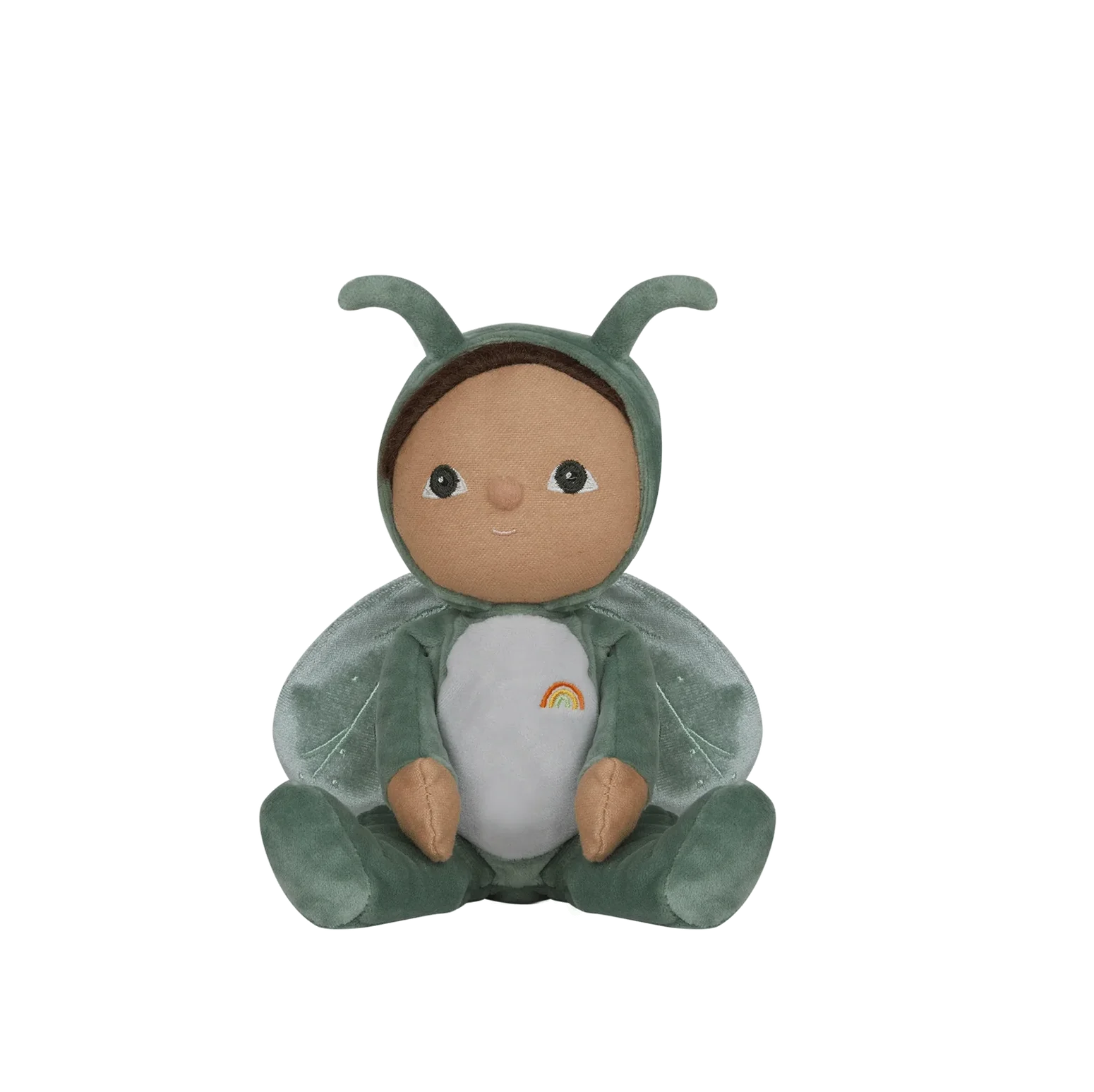 Olliella Dinky Dinkums Gideon Grasshopper bambola 22 cm verde