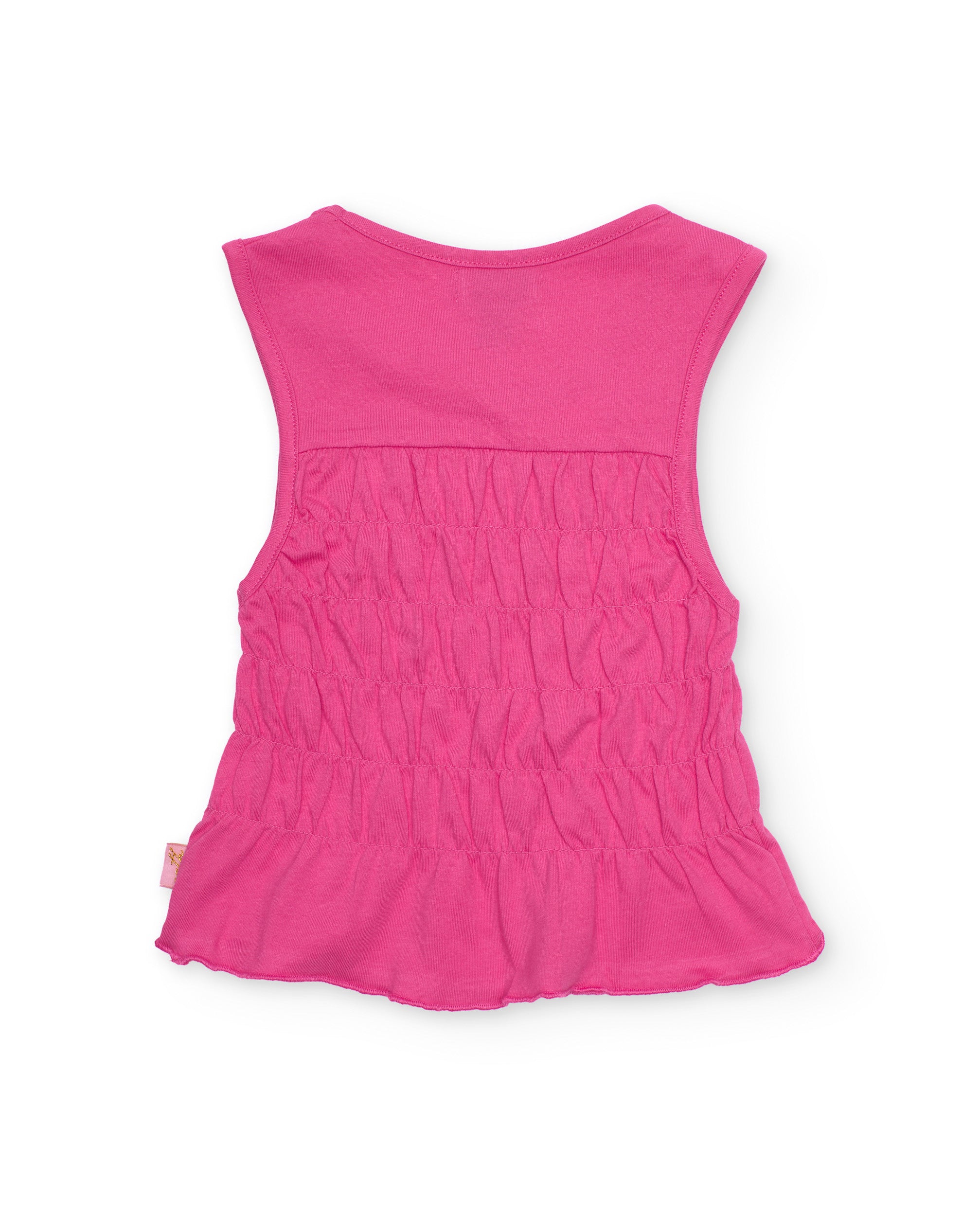 Tuc Tuc completo bambina top fucsia shorts fiori