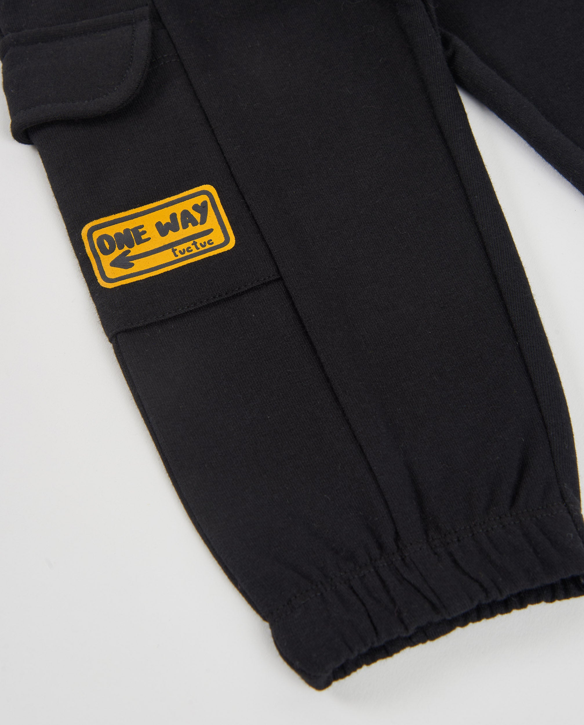 Tuc Tuc NY Fun Pantaloni Felpa Bambino Nero con Tasche