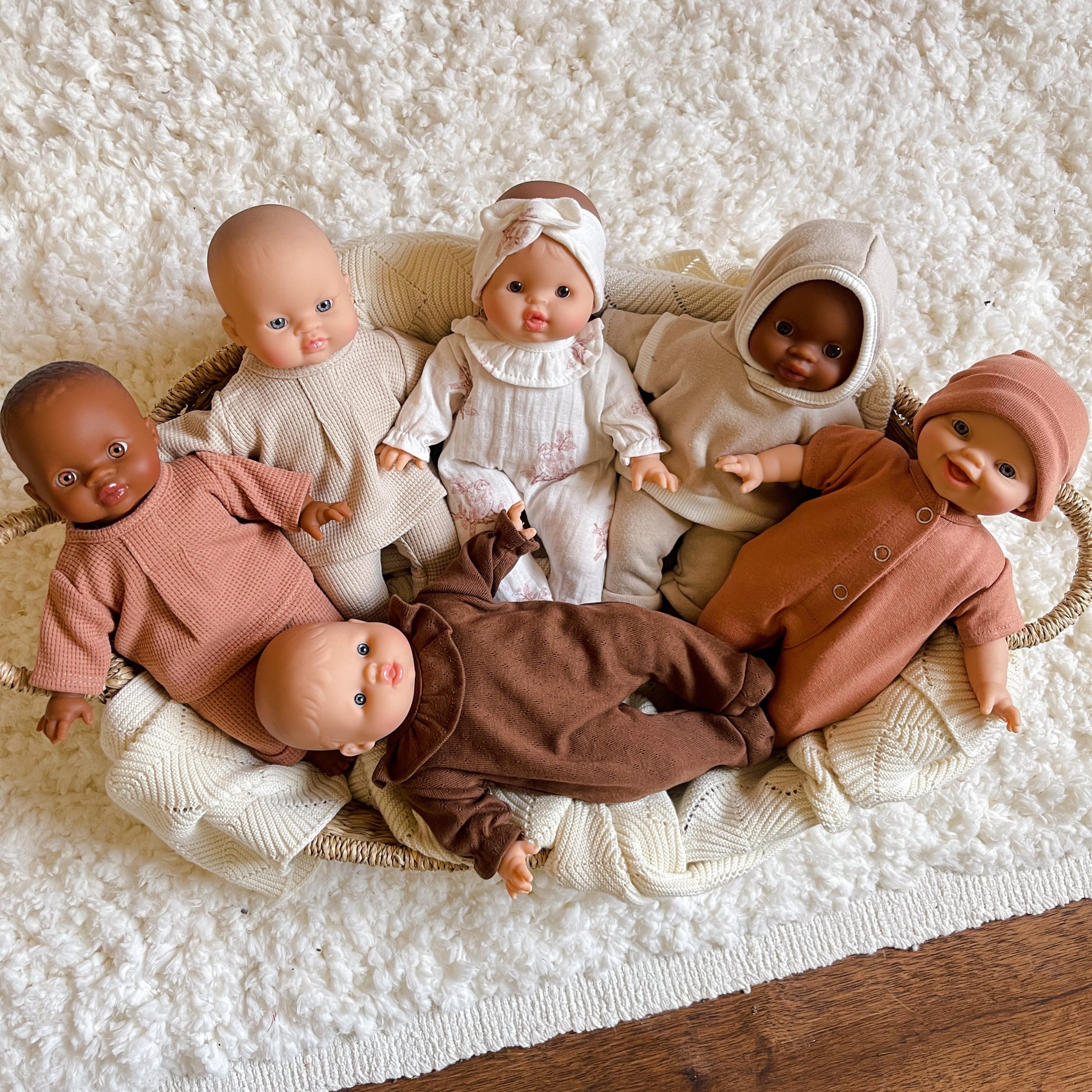 Minikane Baby Gordis Oscar bambola morbida set nascita