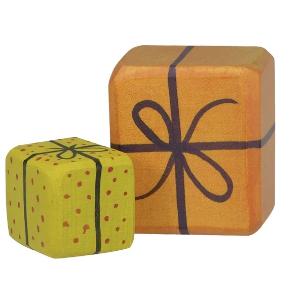Holztiger pacchetti regalo figure legno 2 pezzi