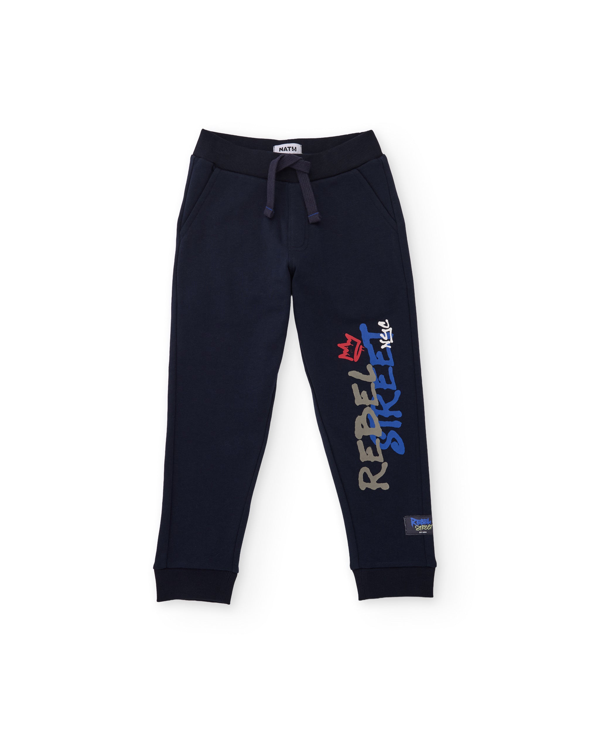 Tuc Tuc Rebel Street pantaloni tuta bambino blu navy in felpa