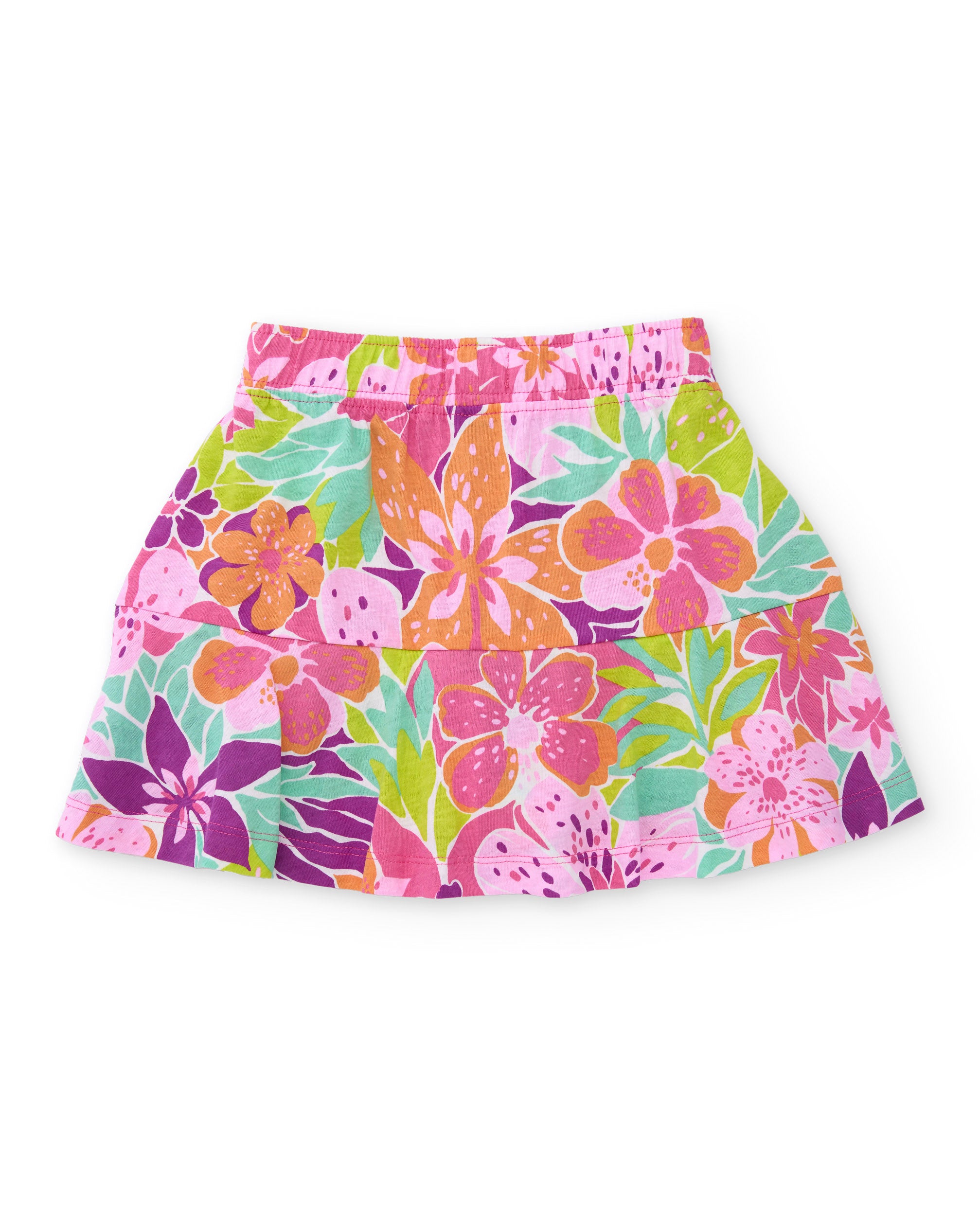 Tuc tuc gonna bambina fiori rosa vita elastica