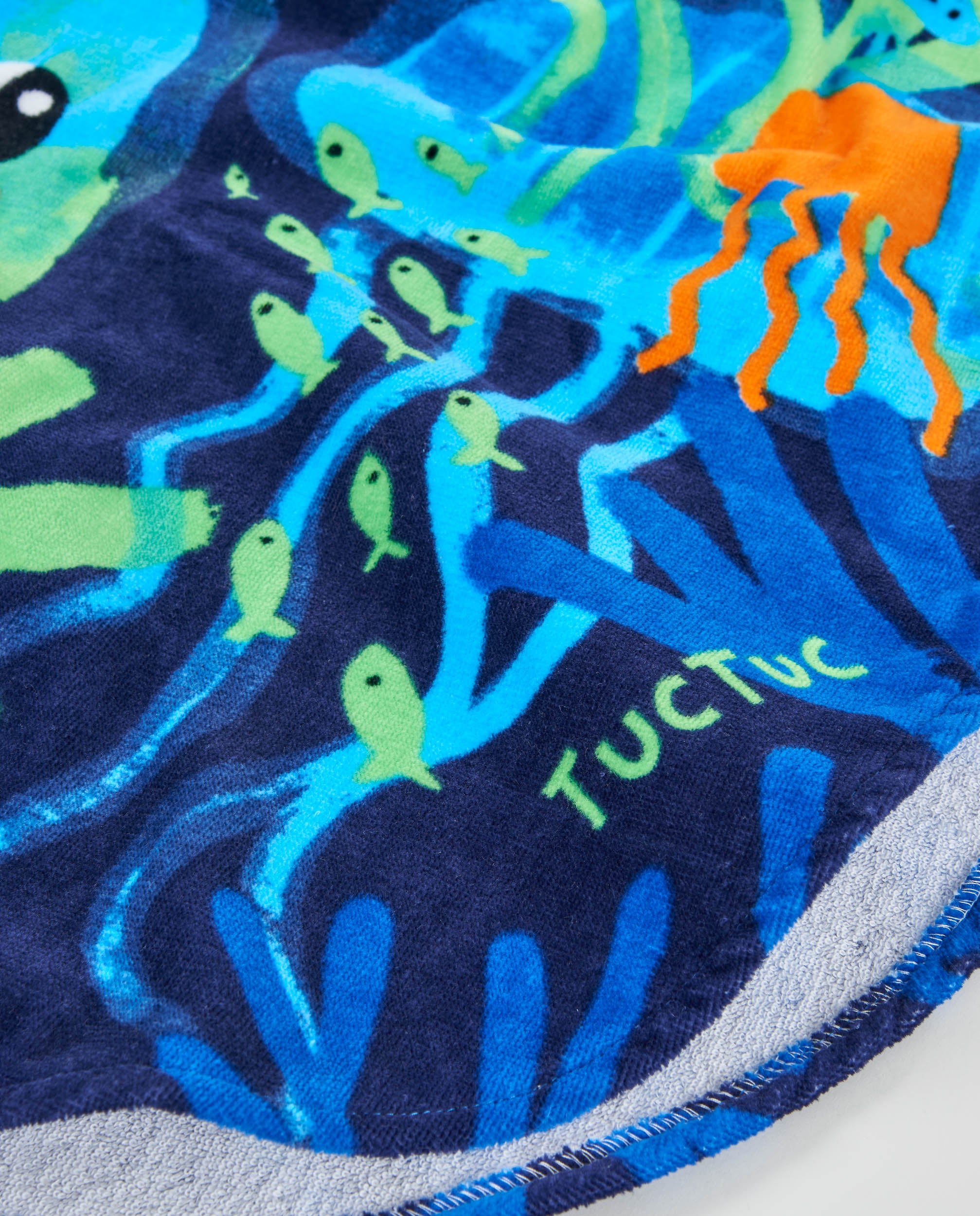 Tuc Tuc poncho mare bimbo blu navy taglia unica meduse