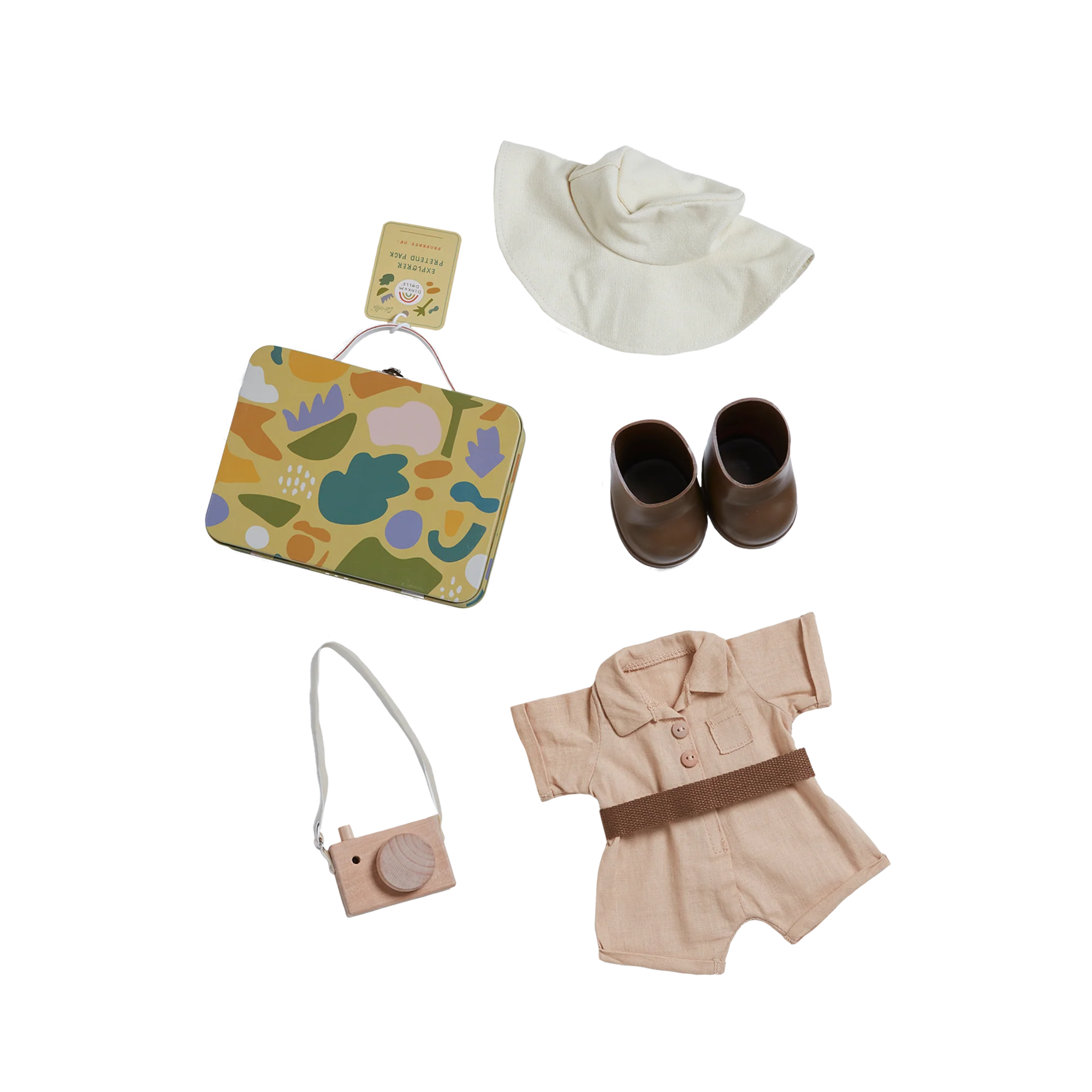 OlliElla Dinkum Dolls accessori safari bambole 35 cm
