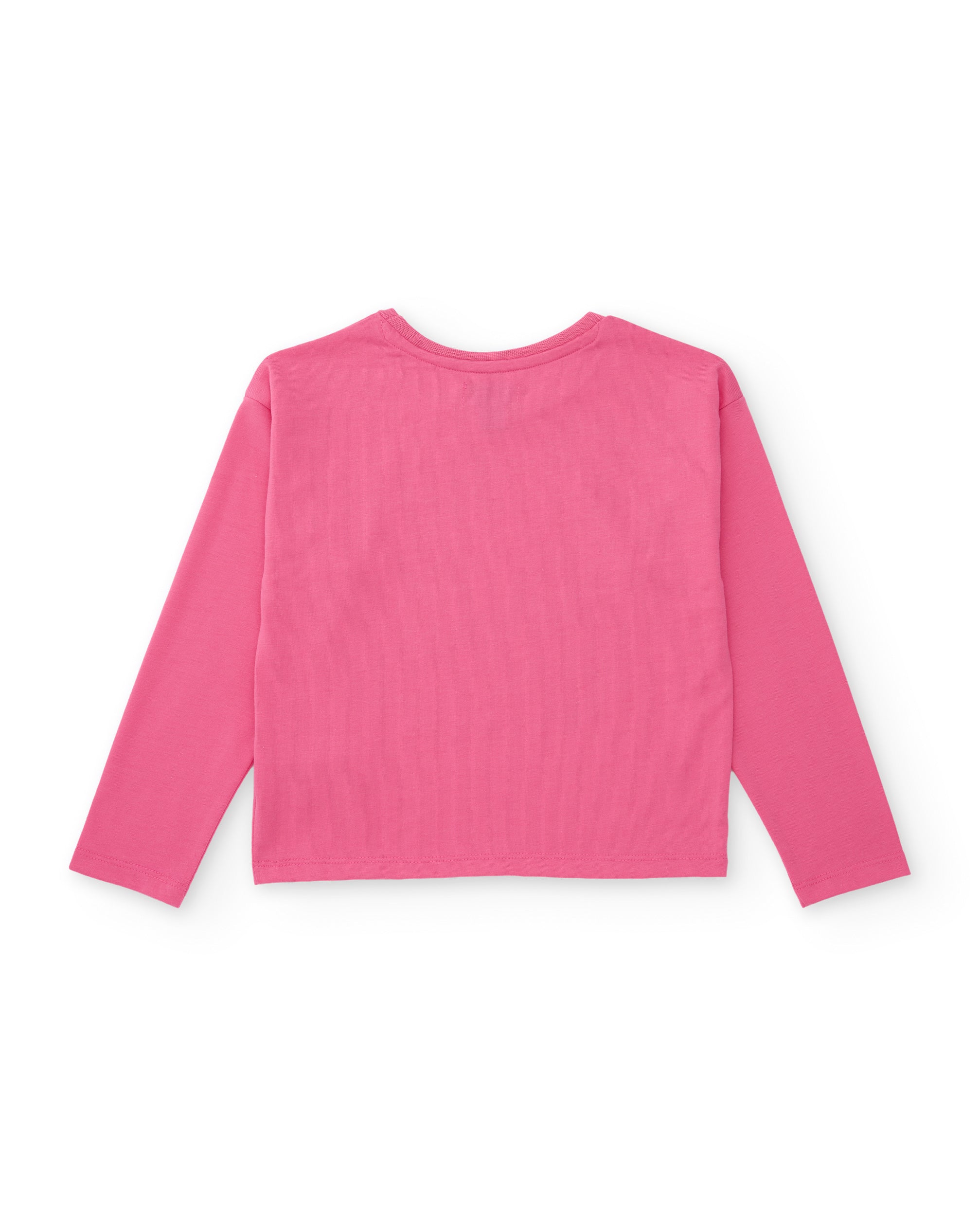 Tuc Tuc maglia bambina rosa fiori strass manica lunga