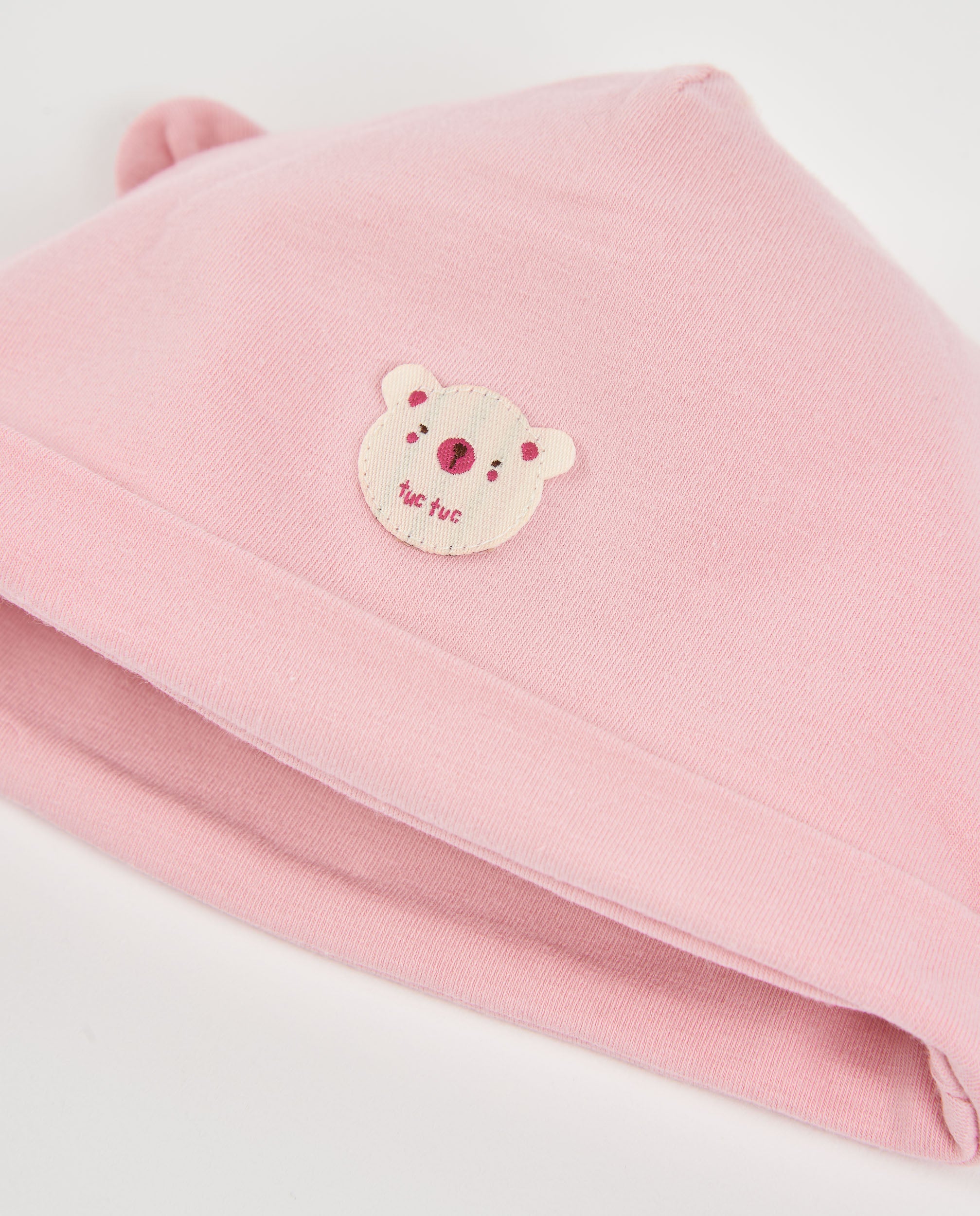Tuc Tuc Sweet Teddy Bear cappello neonata rosa in cotone
