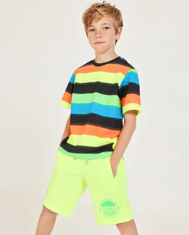 Tuc Tuc bermuda bambino verde lime coulisse regolabile